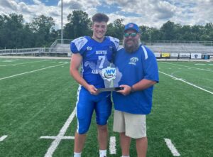 University High’s Jack Byrer and Ryder Hastings help the North Bears to victory in 2026 North/South All-Star Football Classic
